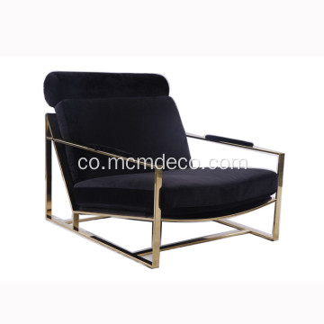 Chaise longue Milo in Tissu Per u Salottu